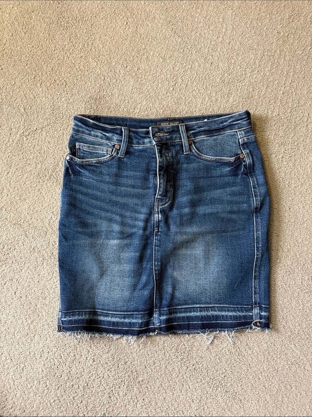 Judy Blue Medium Indigo Denim Pencil Skirt